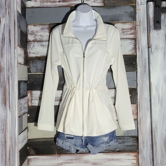 Off-White Christopher & Banks Light Jacket Size S - Picture 1 of 10